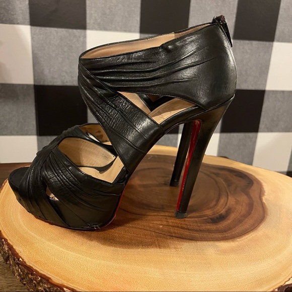 Christian Louboutin Black Bandra 37.5 - Picture 7 of 15